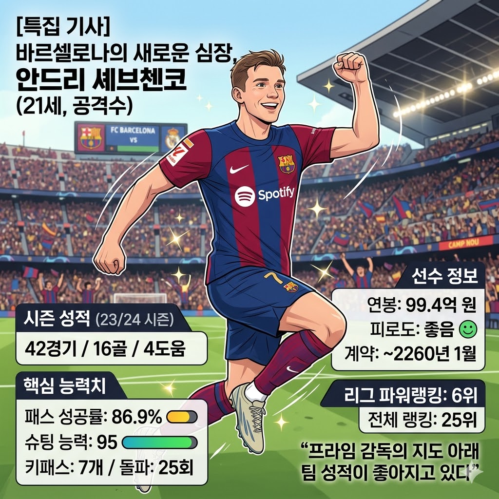 바르샤_ 21세 셰브첸코_ [메날두] 잇는다